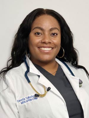 Meet Cavetta Tulloch-Lewis, MSN, APRN, CNM, certified nurse-midwife with St Theresa's OBGYN, Snellville, GA